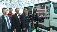 Kepala KDEI Taipei Didi Sumedi melepas langsung kepulangan Shinta Danuar di Bandara Taoyuan International Airport.