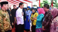 Jokowi saat meresmikan SMA Negeri Taruna Nala Kota Malang