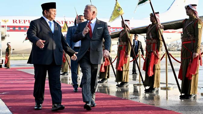 Jejak Panjang Hubungan Prabowo dan Raja Abdullah II: Saat Dua Sahabat Lama Bertemu Lagi