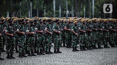 FOTO: TNI AD Gelar Apel Pasukan di Monas