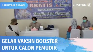 Yayasan Bahtera Maju Indonesia dan YPP SCTV-Indosiar mengadakan vaksin booster di aula Masjid Ash Shomad, Kabupaten Tangerang. Vaksinasi digelar guna membantu warga untuk peroleh jatah vaksin ketiga agar bisa digunakan sebagai syarat mudik lebaran.