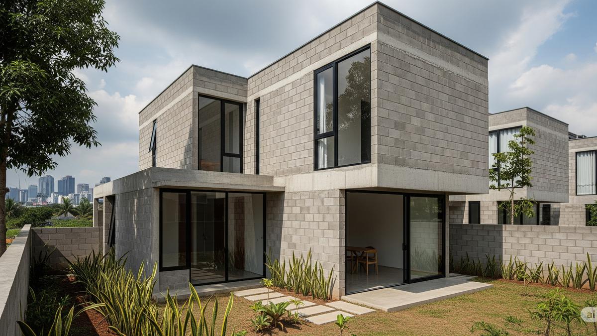 Rumah Batako Tanpa Plester vs Rumah Beton: Mana yang Lebih Ramah Kantong di Perkotaan? Ini Tips Hematnya