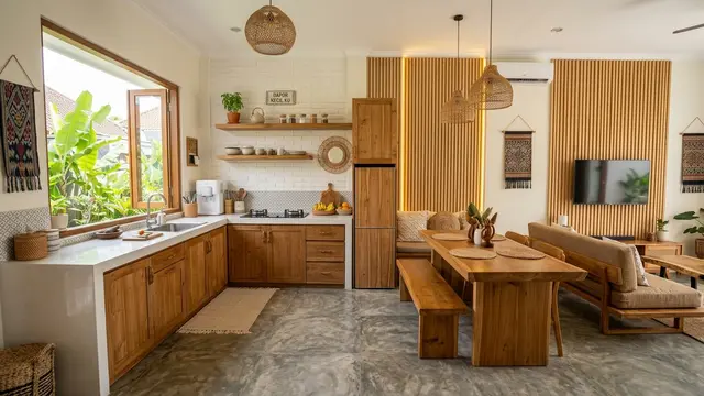 Inspirasi Dapur Cantik untuk Rumah Kecil yang Tidak Membutuhkan Banyak Perabotan (AI Generated)