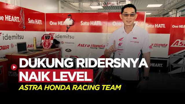 Berita video, Astra Honda Motor menjamin prospek para riders dan siap mendukung para ridersnya untuk naik level ke jenjang yang lebih tinggi.