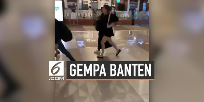 VIDEO:  Gempa Banten Picu Kepanikan Warga di Bandara Soekarno-Hatta