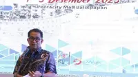 Penjabat (Pj) Gubernur Kalimantan Timur Akmal Malik saat membuka Job Market Fair yang berlangsung 1 - 3 Desember 2023 di Pentacity Mall BSB, Balikpapan.