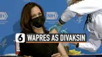 Vaksin Covid-19 dosis kedua diterima Wakil Presiden Amerika Serikat Kamala Harris hari Selasa (26/1) waktu setempat. Kamala terima vaksin Covid-19 buatan Moderna.