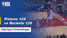 James Harden dengan 43 poin dan 9 assist memimpin Houston atas Detroit, 120 - 116