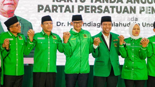Sandiaga Uno Resmi Jadi Kader PPP