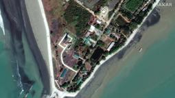 Badai terbesar yang melanda Teluk Benggala dalam lebih dari satu dekade. (Handout/Satellite image ©2023 Maxar Technologies/AFP)