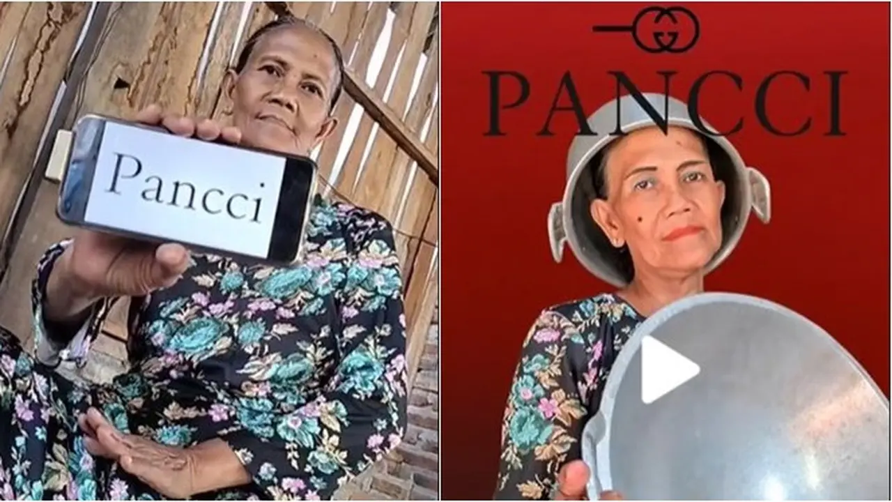 Ibu Ini Ikutan Trend Viral Ganti Pancci Model Challenge, 6 Potretnya Kocak