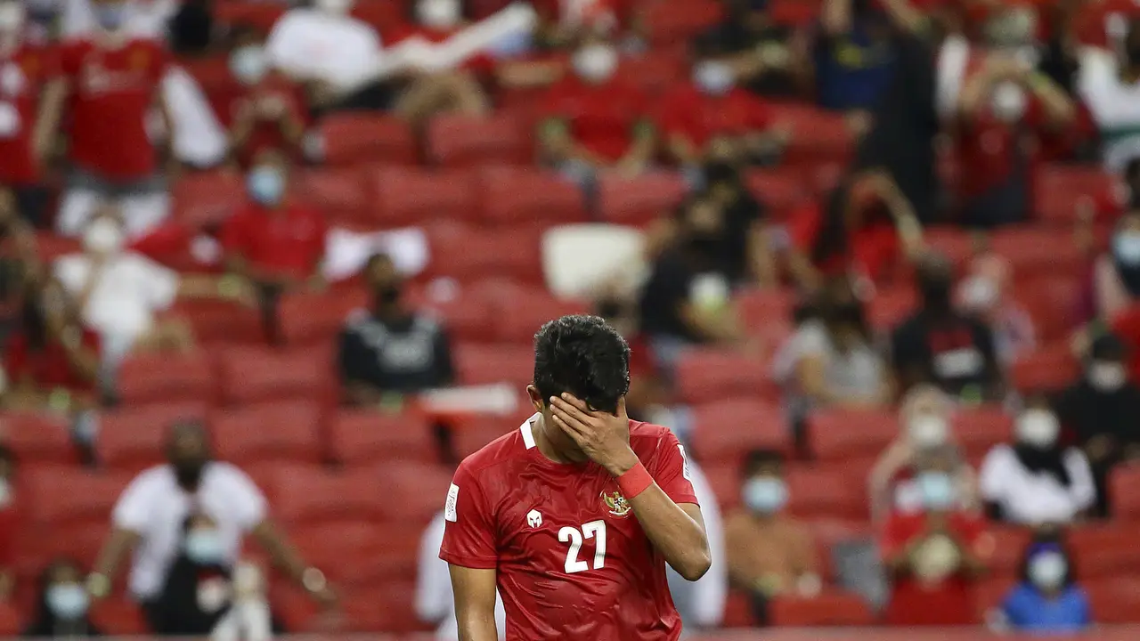 Foto: Kena Mental, Timnas Indonesia Langsung Tertekan dan Takluk 0-4 dari Thailand di Leg Pertama Final Piala AFF 2020