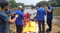 Manusia Silver Ditemukan Tewas Setelah Dua Hari Tenggelam di Sungai Cisadane