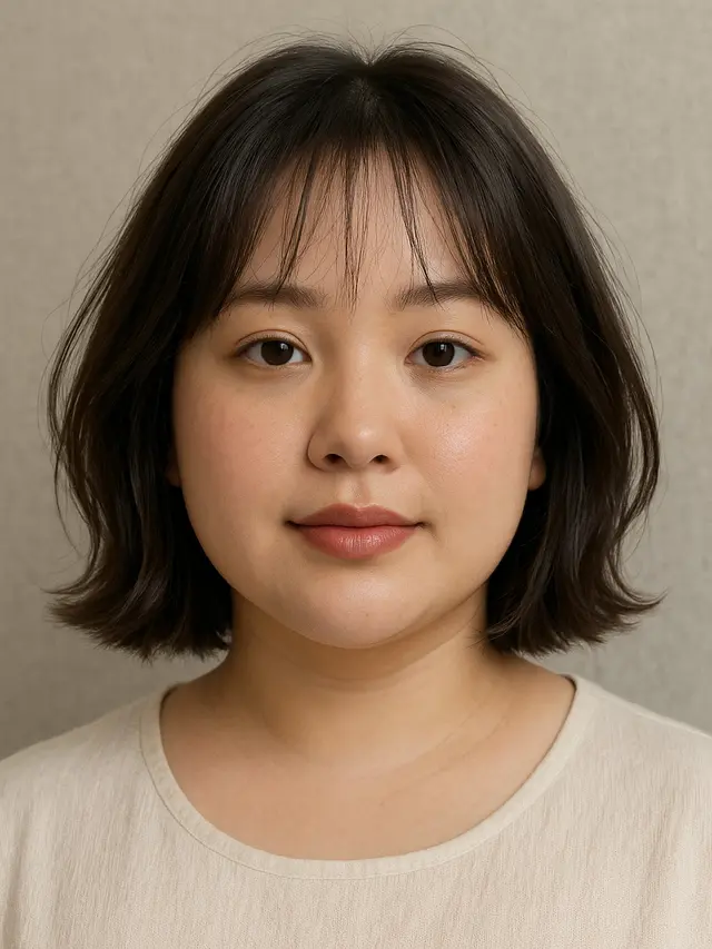 Gaya Riviera Bob untuk Wajah Bulat, Oval, dan Panjang