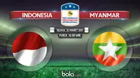 Indonesia vs Myanmar (Bola.com/Dody Iryawan)