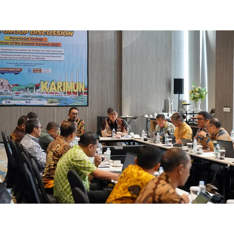 Rapat di Kementerian Agraria dan Tata Ruang/Badan Pertanahan Nasional (ATR/BPN)