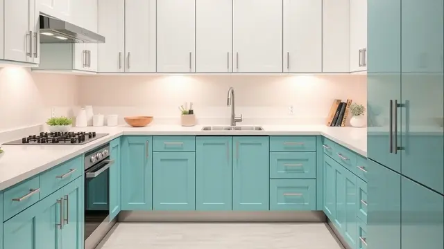 Contoh Model Kitchen Set Minimalis (Sumber: qwen.ai)