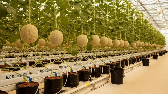 cara budidaya melon hidroponik hasil melimpah super lebat