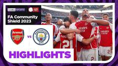 Berita video highlights laga Community Shield 2023 antara Arsenal melawan Man City, Minggu (6/8/2023) malam hari WIB.