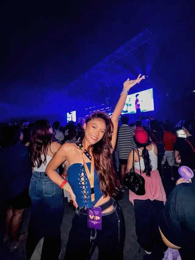 6 Momen Seru Marion Jola Nonton Konser Bruno Mars di Thailand, Kenang Masa Audisi