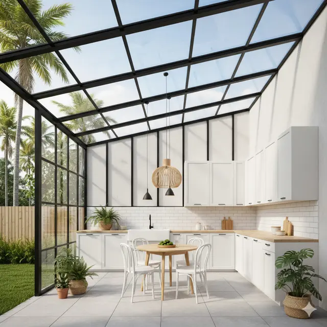 7 Desain Dapur Semi Outdoor Gaya Scandinavian, Perpaduan Estetika Alam dan Fungsionalitas Modern