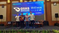 Kirii ke kanan: Abdul Wahid - Area Sales Manager Reg 6 Mandiri Tunas Finance Eddy Sulistiyo Bramiyanto - Plt. Kepala BAPENDA Jawa Tengah Kukuh Kumara - Sekretaris Umum GAIKINDO Agus Riyadi - Project Director Seven Event. Foto: liputan6.com/Felek Wahyu&nbsp;