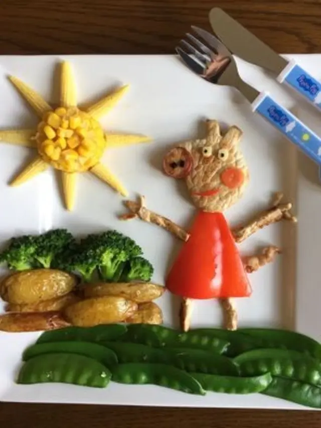 Ayah Tunggal Kreasikan Makanan Seperti Tokoh Kartun Agar Putrinya Mau Makan Sayur dan Buah