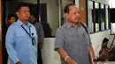 Sutan Bhatoegana saat tiba di Pengadilan Tipikor, Jakarta, Senin (20/4/2015).  Pada sidang kali ini, Sutan akan membacakan nota pembelaannya. (Liputan6.com/Yoppy Renato)