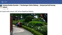 Aksi mesum di alun-alun hebohkan warga Malang (Liputan6.com/Zainul Arifin)