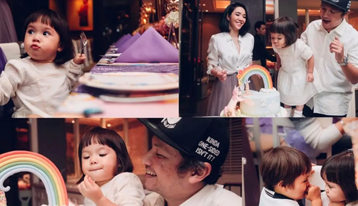 "Dua tahun ini juga mama belajar untuk sebuah peran baru yg tadinya sama sekali gak ada dibayangan mama akan seperti apa.." tulis Gisel dalam Instagram. (dok. Instagram)