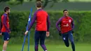 Marcus Rashford masih berusia 18 tahun dan menjadi pemain termuda di skuat Inggris. Penampilan cemerlangnya bersama Manchester United membuat pelatih Inggris, Roy Hodgson, memanggilnya untuk tampil di Piala Eropa 2016. (AFP/Glyn Kirk)