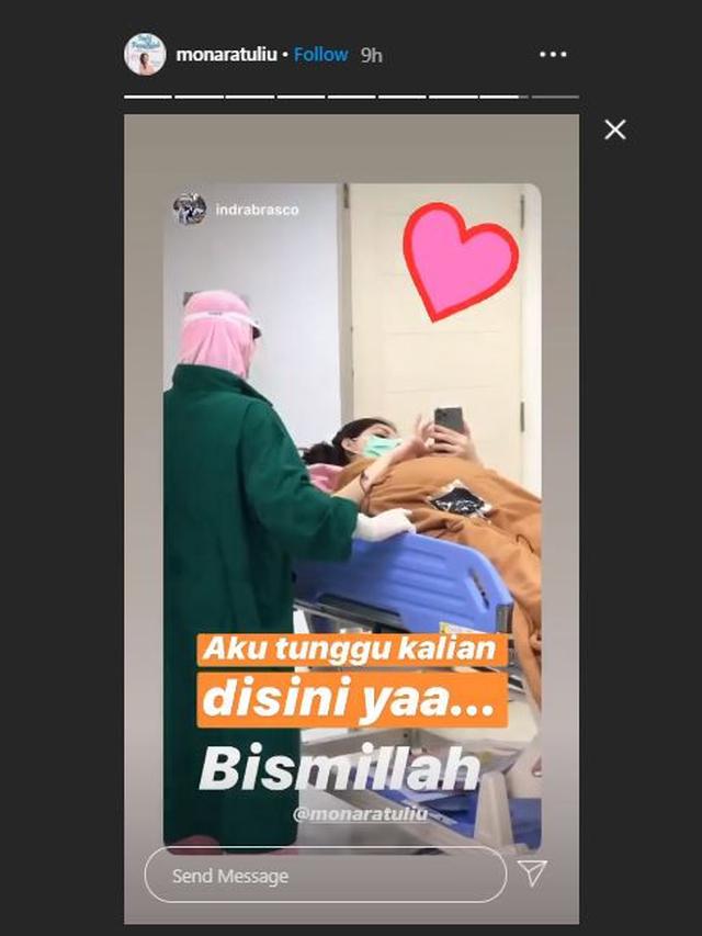 6 Momen Lahiran Anak Keempat Mona Ratuliu, Penuh Haru Bareng Suami