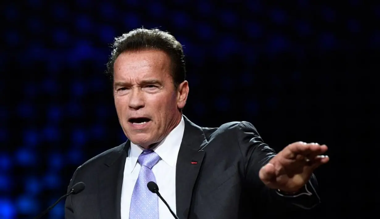 Arnold Schwarzenegger miliki anak dari asisten rumah tangganya saat ia masih menikahi Maria Shriver. (ERIC FEFERBERG / AFP)