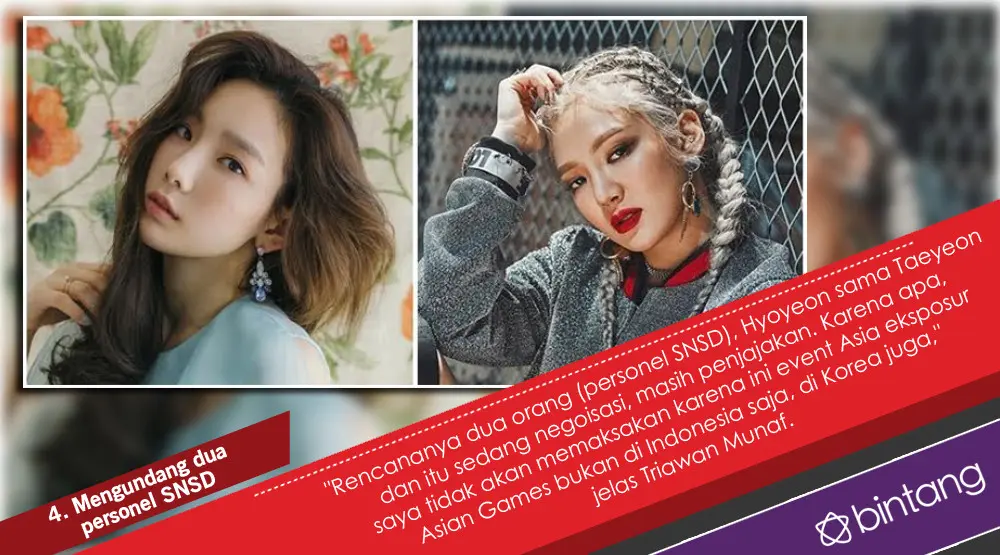 SNSD dan Kehebohan Rumor Hadir di HUT RI ke-72. (Foto: Twitter/GirlsGeneration, Desain: Nurman Abdul Hakim/Bintang.com)