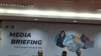 Media Briefing di Kementerian Keuangan, Jakarta Pusat, Rabu (12/7). Kementerian Keuangan (Kemenkeu) menanggapi usulan pihak kepolisian yang meminta agar penerbitan Surat Izin Mengemudi (SIM) dihapus dari Penerimaan Negara Bukan Pajak (PNBP). Foto: Sulaeman