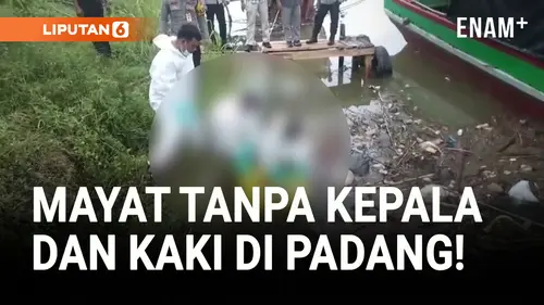VIDEo: Geger! Penemuan Mayat Tanpa Kepala dan Kaki di Padang