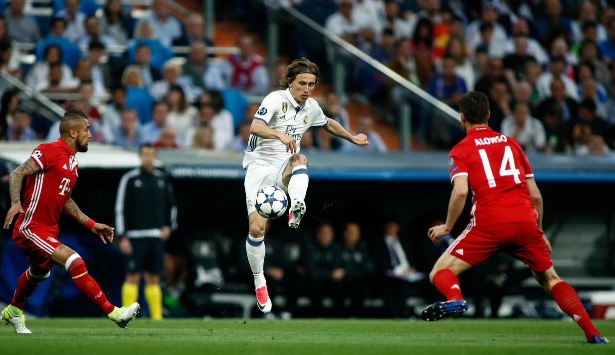  Luka Modric (Real Madrid) - Gelandang. (AFP/Oscar Del Pozo)