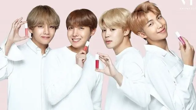 BTS kolaborasi dengan VT Cosmetics/VT Cosmetics.