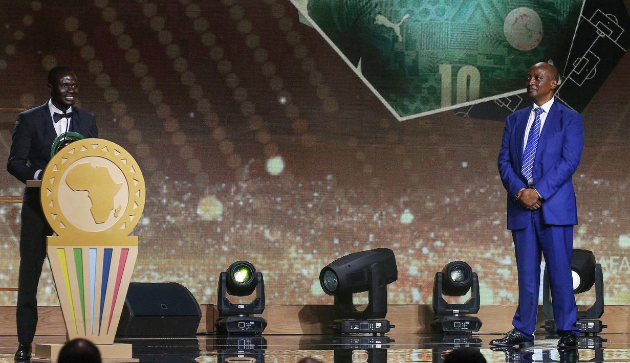 Tak hanya bersama Liverpool, Sadio Mane juga tampil apik ketika membela Timnas Senegal. Mane berperan besar mengantarkan Senegal meraih gelar juara Piala Afrika 2022. (Photo by AFP)