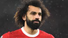 Ekspresi pemain Liverpool, Mohamed Salah saat laga lanjutan Liga Inggris 2023/2024 melawan Newcastle di Anfield, Liverpool, Inggris, Selasa (02/01/2023) dini hari WIB. (AFP/Peter Powell)