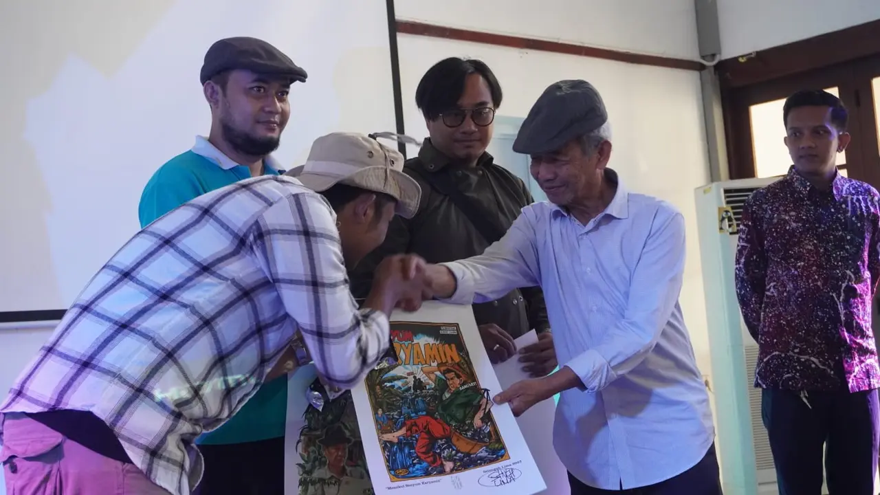 Peluncuran museum vitual Ahmad Tohari, di Banyumas. (Foto: Liputan6.com/Dok. Museum Virtual Ahmad Tohari)