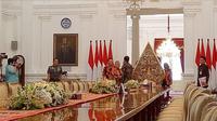 Jokowi terima Pemuda Pancasila di Istana Merdeka. ©2018 Merdeka.com/Titin Supriatin