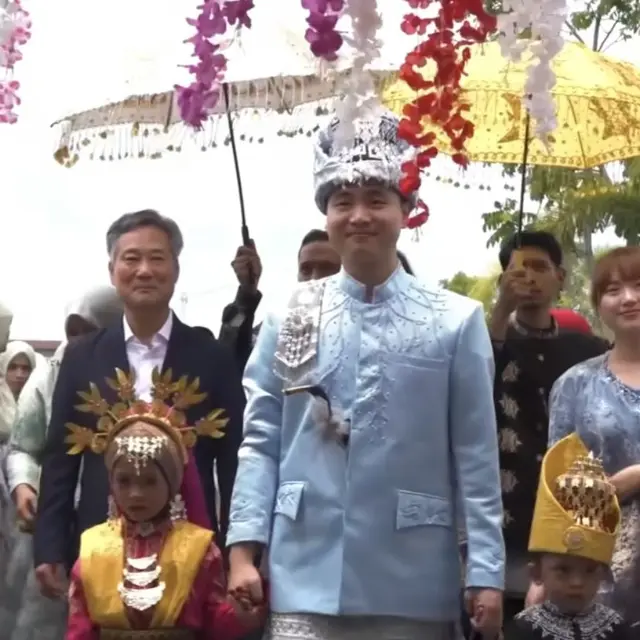 Potret Pernikahan Oppa Korea dengan Wanita Aceh