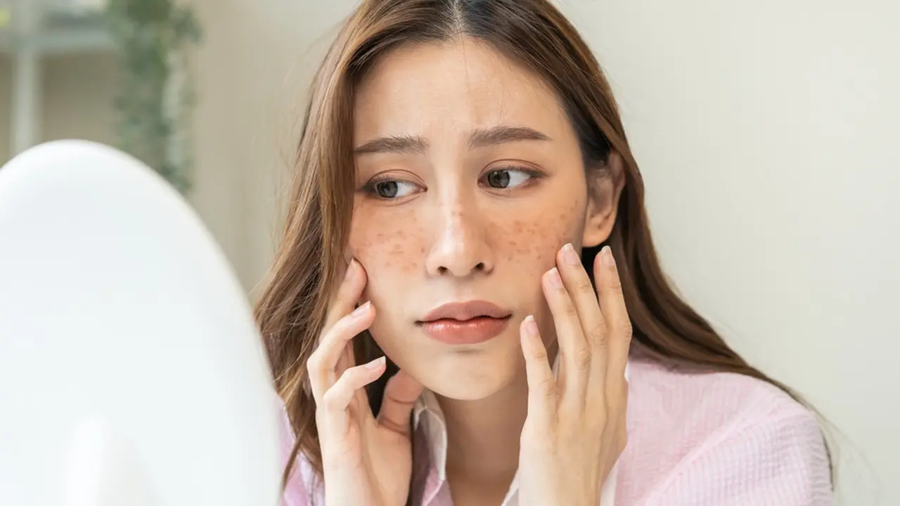 Melasma skin