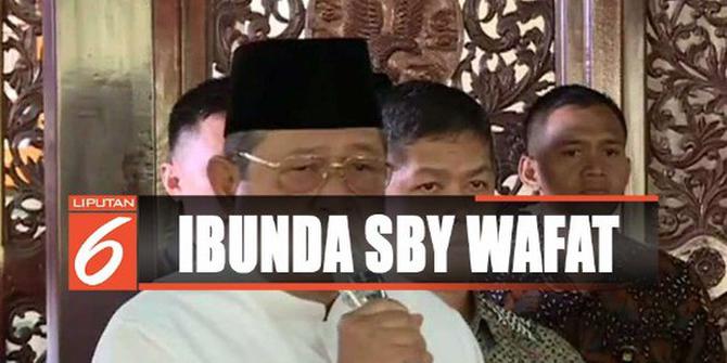 Raut Wajah Sedih SBY dan Keluarga Saat Harus Mengikhlaskan Sang Bunda