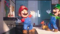 Mario dan Luigi dalam The Mario Bros. Movie. (Foto: Nintendo/Illumination/Universal Studios)