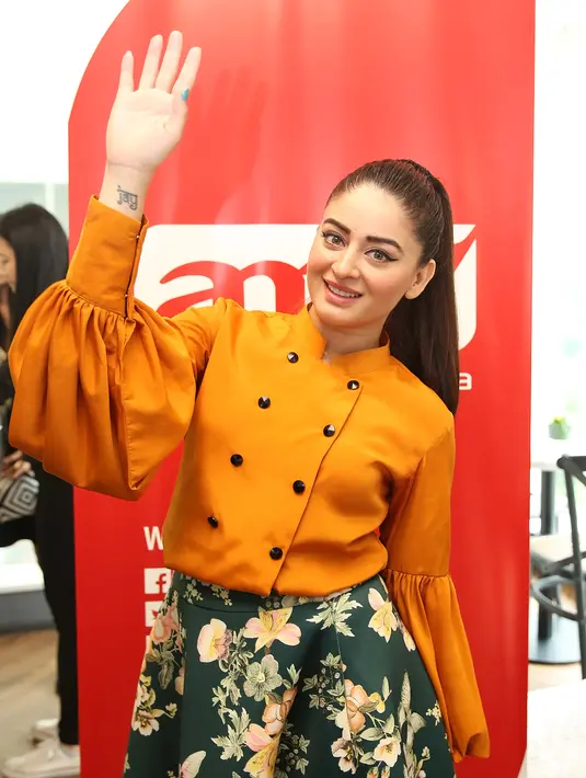 Pemeran Nakusha dalam serial Nakusha itu berkunjung ke Indonesia dalam rangka undangan. Perempuan cantik 35 tahun itu dalam rangka memenuhi undangan salah satu televisi swasta untuk mengisi acara. (Bambang E. Ros/Bintang.com)