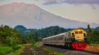 Gunung Raung erupsi perjalanan kereta api di Daop 9 Jember tetap lancar (Istimewa)