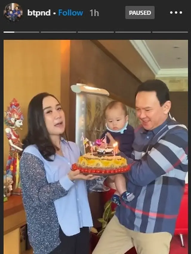 7 Momen Seru Ulang Tahun Ahok Ke-54, Bernyanyi Bersama Istri dan Anak