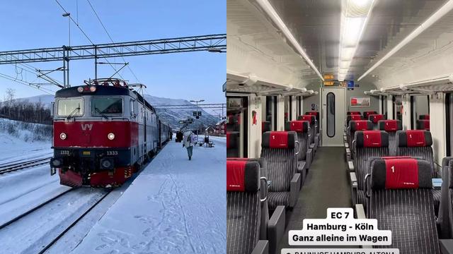 Pria Hidup di Kereta